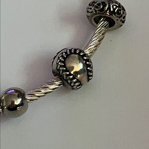 PANDORA Baseball Charm 925 Sterling Silver